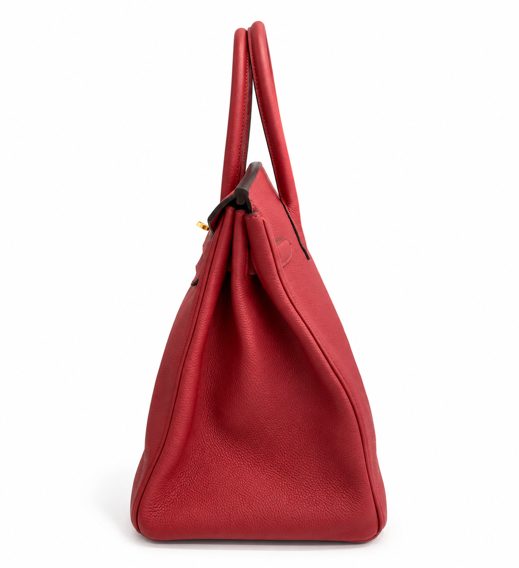 Hermès Birkin 35 in Rouge Grenat Togo Leather with Gold Hardware