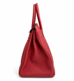 Hermès Birkin 35 in Rouge Grenat Togo Leather with Gold Hardware
