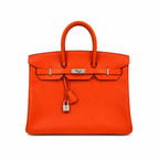 Hermès Birkin 35 in Orange Epsom Leather with Palladium Hardware