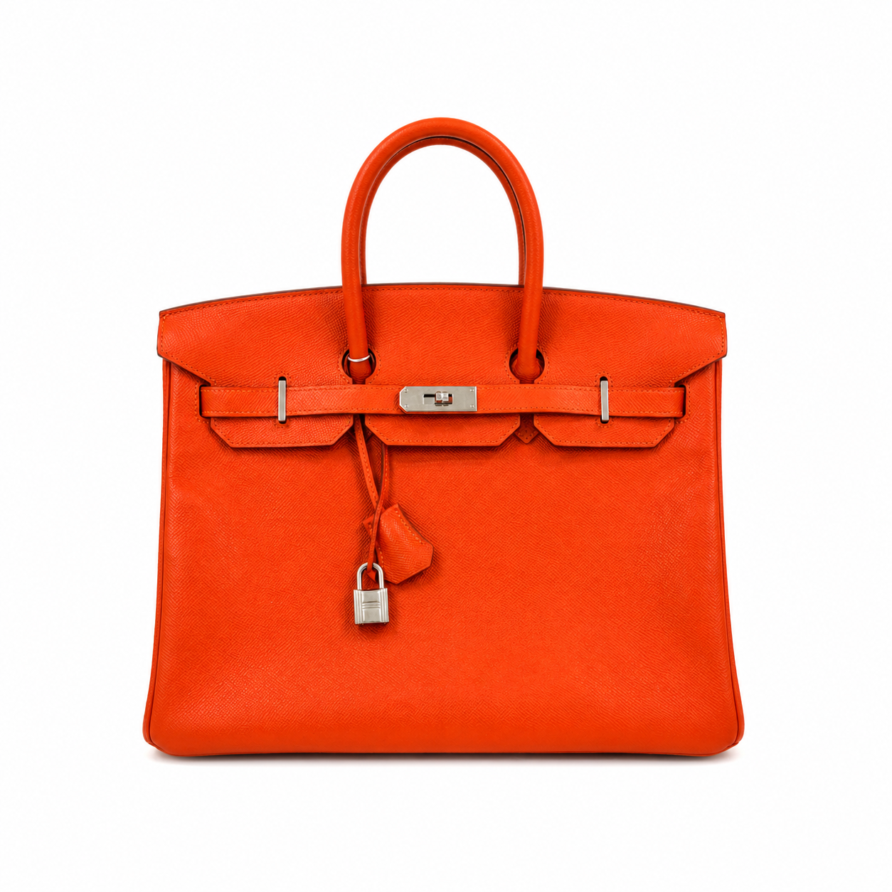 Hermès Birkin 35 in Orange Epsom Leather with Palladium Hardware
