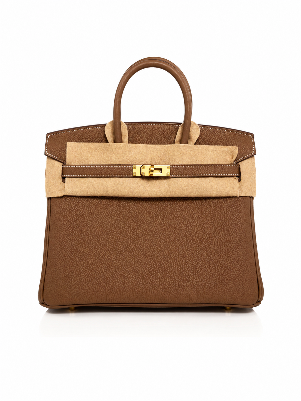 Hermès Birkin 25 in Etoupe Togo Leather with Gold Hardware