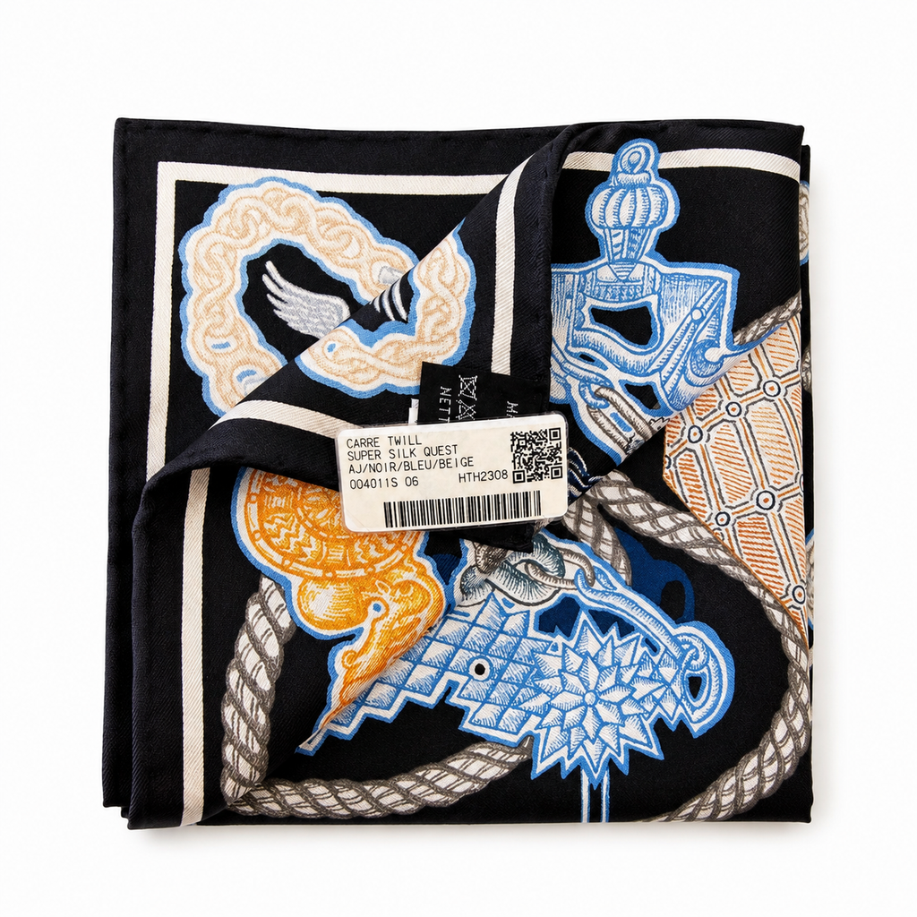 Hermes Carre Twill - Super Silk Quest