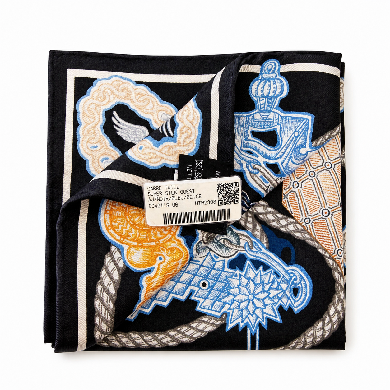 Hermes Carre Twill - Super Silk Quest