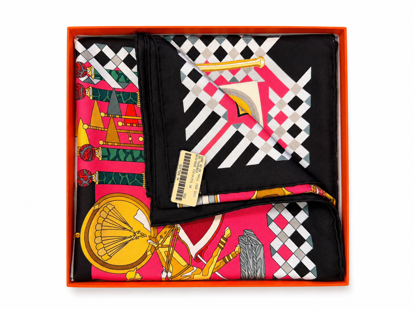 Hermes Carre 90cm Twill - Les Trophees