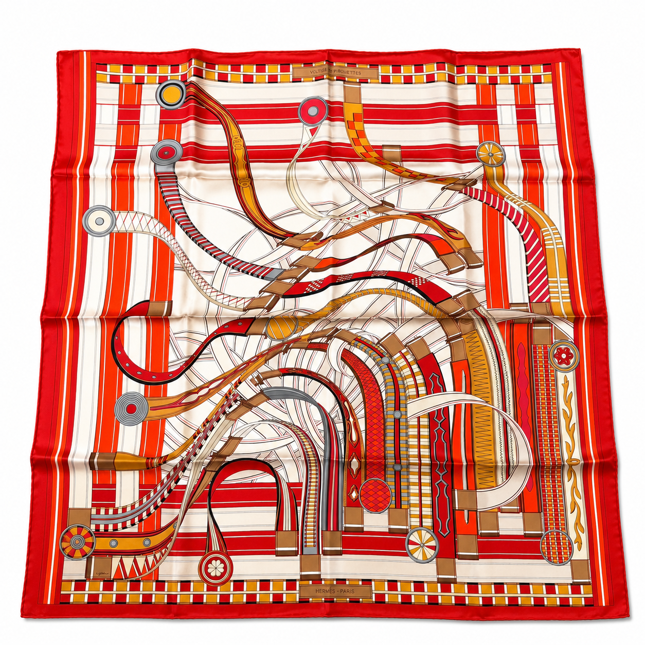 Hermes Carre Twill - Voltes Et Pirouettes