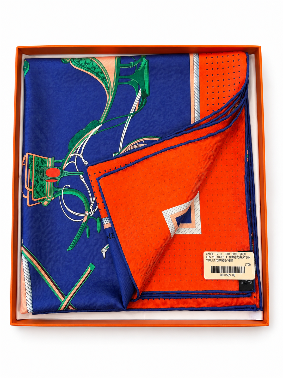 Hermes Carre Twill - Les Voitures A Transformation