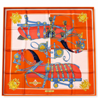 Hermes Carre 90cm Twill - Harnais De Cour