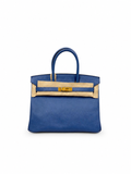 Hermès Birkin 30 in Bleu Brighton Epsom Leather with Gold Hardware