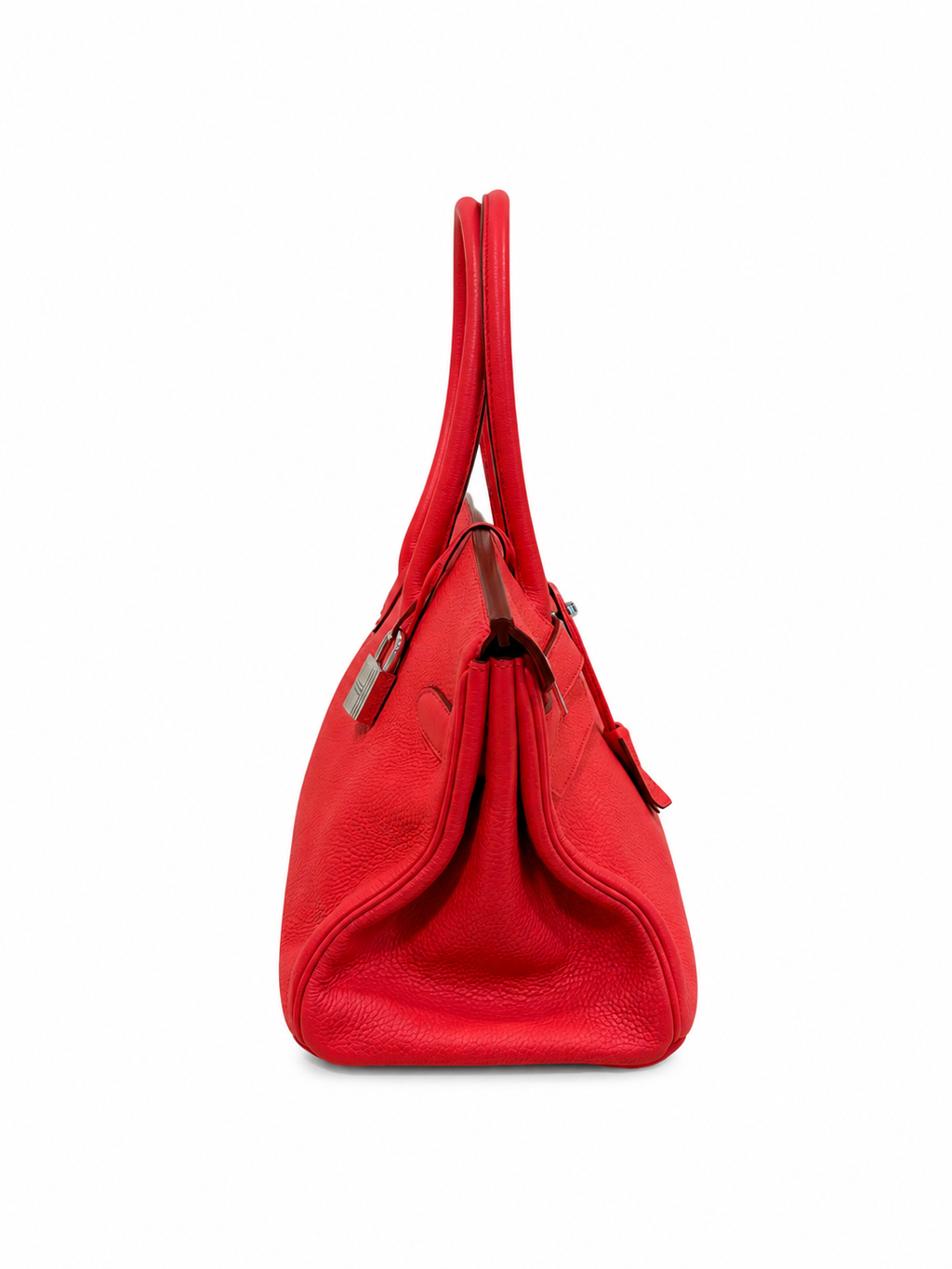 Hermès Birkin shoulder 42 in Bougainvillier Togo Leather with Palladium Hardware