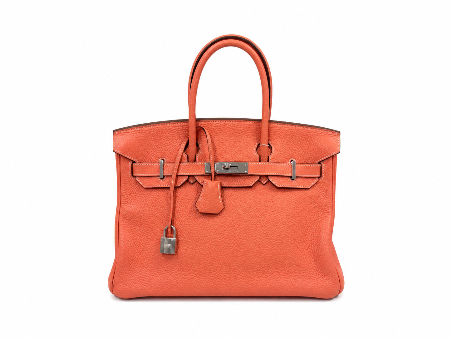 Hermès Birkin 30 in Crevette Togo Leather with Palladium Hardware