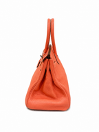 Hermès Birkin 30 in Crevette Togo Leather with Palladium Hardware
