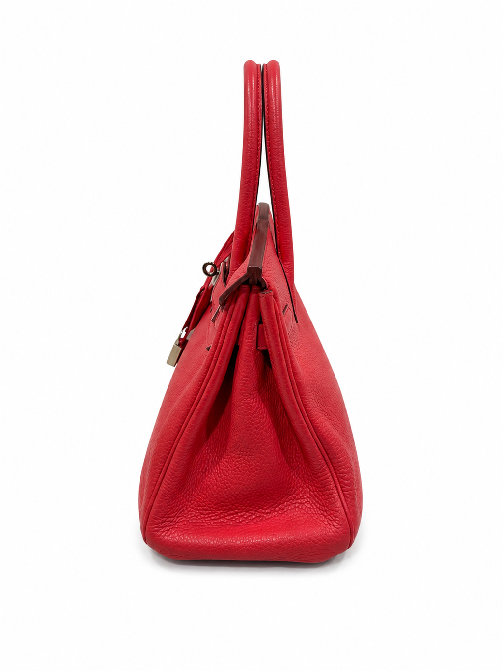 Hermès Birkin 30 in Rouge Pivoine Togo Leather with Palladium Hardware