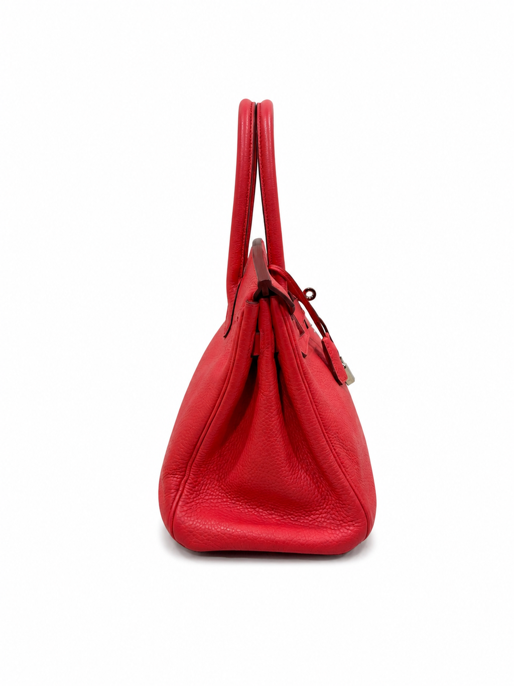 Hermès Birkin 30 in Rouge Pivoine Togo Leather with Palladium Hardware