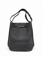 Hermès So Kelly 26 Gris Etain in Togo Leather with Palladium Hardware