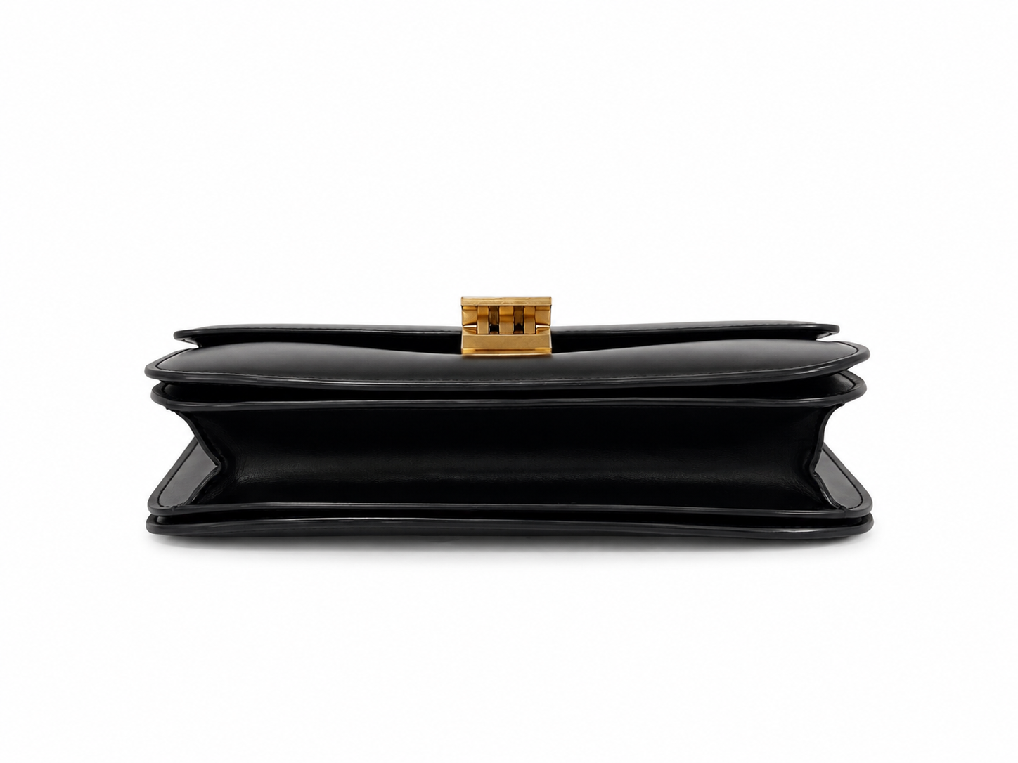 Celine Classic Box bag in Black colour with gold-tone hardware