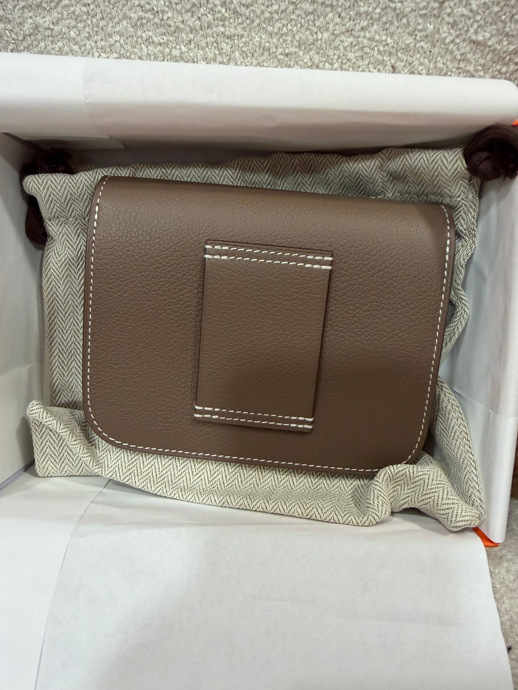 Hermes Constance slim etoupe