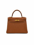 Hermès Kelly 28 in Gold Togo Leather with Gold Hardware