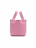 Hermes Picotin 18 in Mauve Sylvester  Clemence Leather with Palladium Hardware