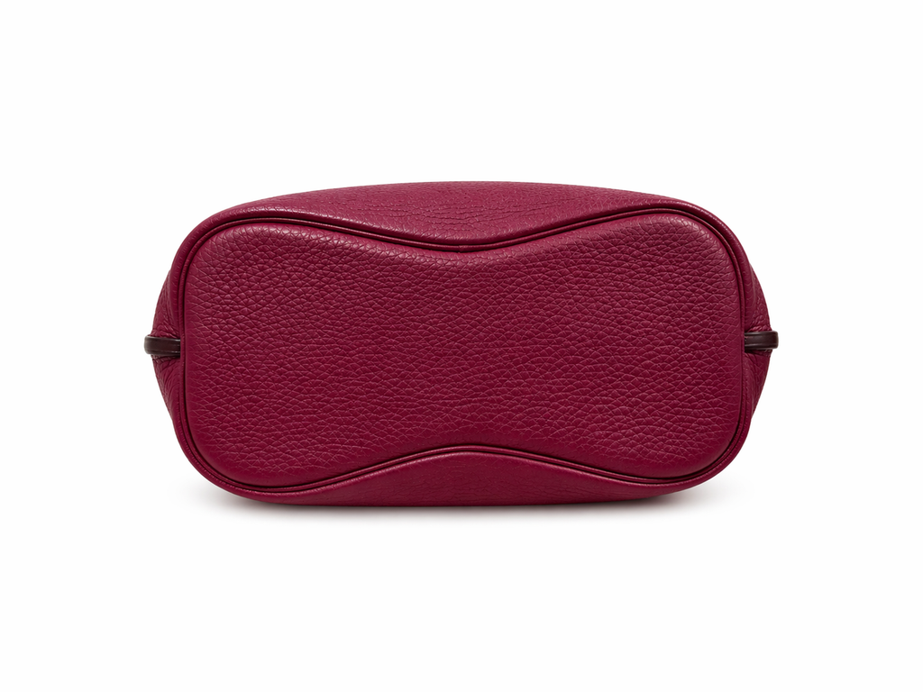 Hermès So Kelly 26 Rouge Grenat in Togo Leather with Gold Hardware