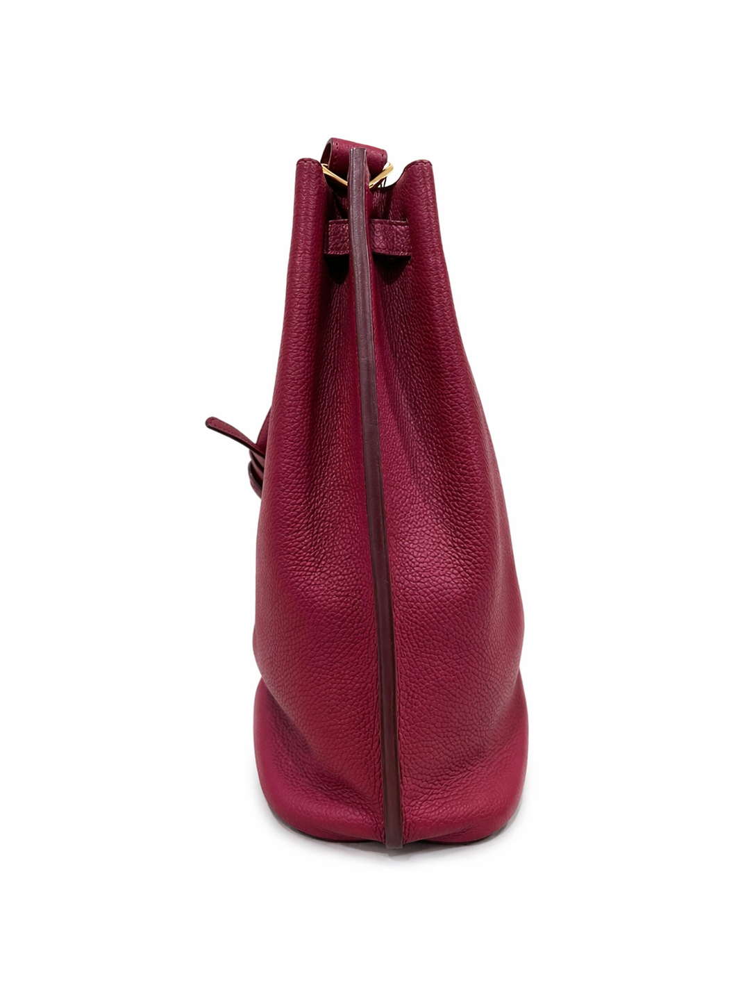 Hermès So Kelly 26 Rouge Grenat in Togo Leather with Gold Hardware