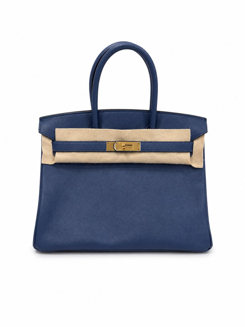 Hermès Birkin 30 in Bleu Brighton Epsom Leather with Gold Hardware