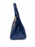 Hermès Birkin 30 in Bleu Brighton Epsom Leather with Gold Hardware
