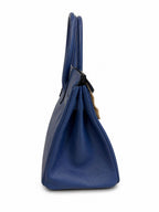 Hermès Birkin 30 in Bleu Brighton Epsom Leather with Gold Hardware