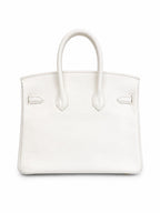 Hermès Birkin 25 in Pure White Swift Leather with Gold Hardware